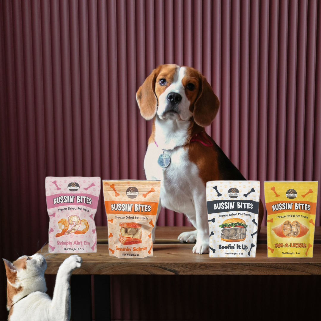 Human-Grade Freeze-Dried Dog Treats/Cat Treats| 100% Sweet Potato | Bussinā Bites Yam-A-Licious-3