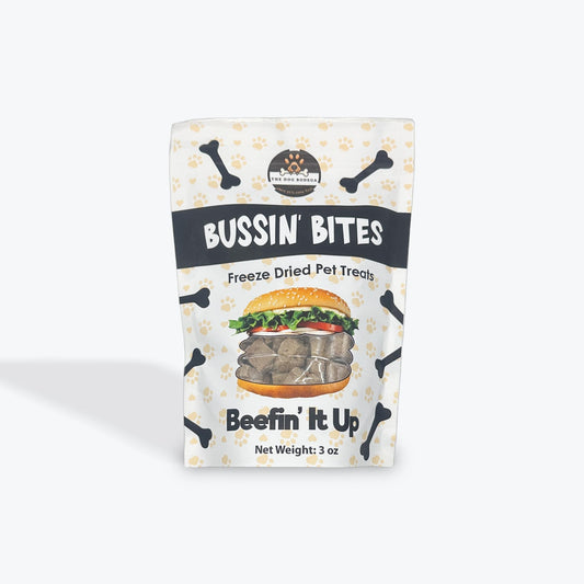 Human-Grade Freeze Dried Dog Treats / Cat Treats | 100% Beef Liver Bussin’ Bites Beefin’ It Up-0