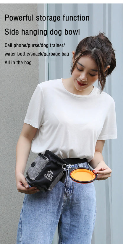 Dog Training Treat Bag | Multi-Functional Waist Pack for Pet Snacks & Rewards